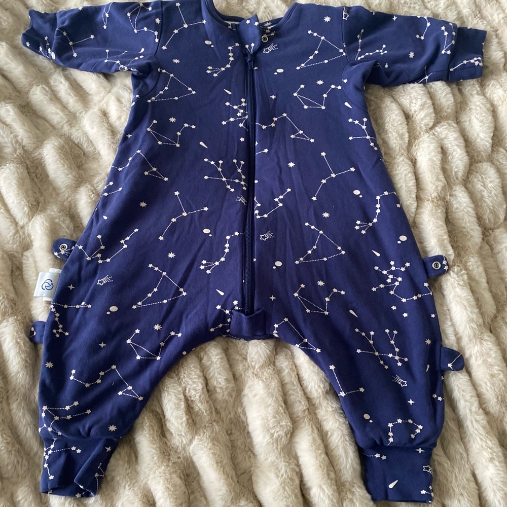 Kaiya Baby Camel Wool Walker Sleep Sack 1.0 TOG Constellation Gently Used 6-18 M